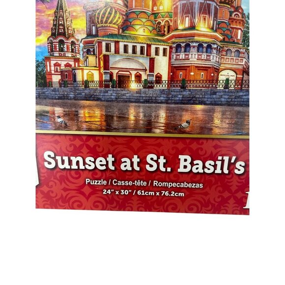 Sunset At St. Basils 1000-Piece Jigsaw Puzzle 24" x 30" Premium Quality - Picture 2 of 3